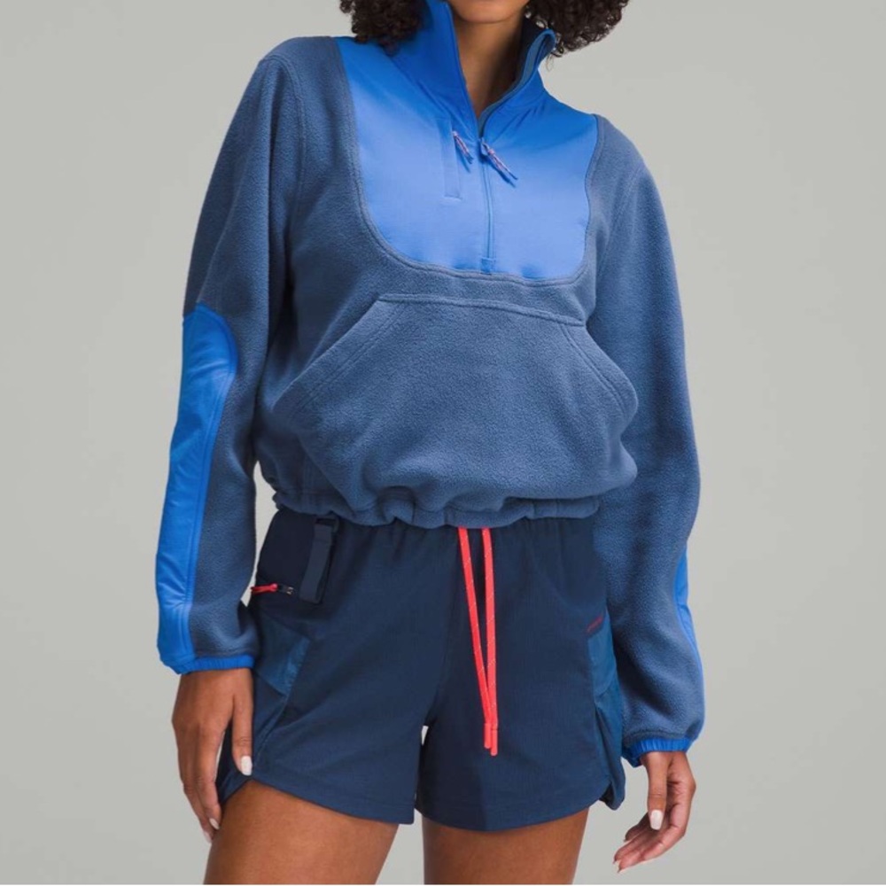 Lululemon Blue Fleece Hiking Pullover